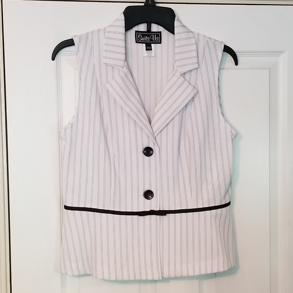 Pin-Stripe Vest